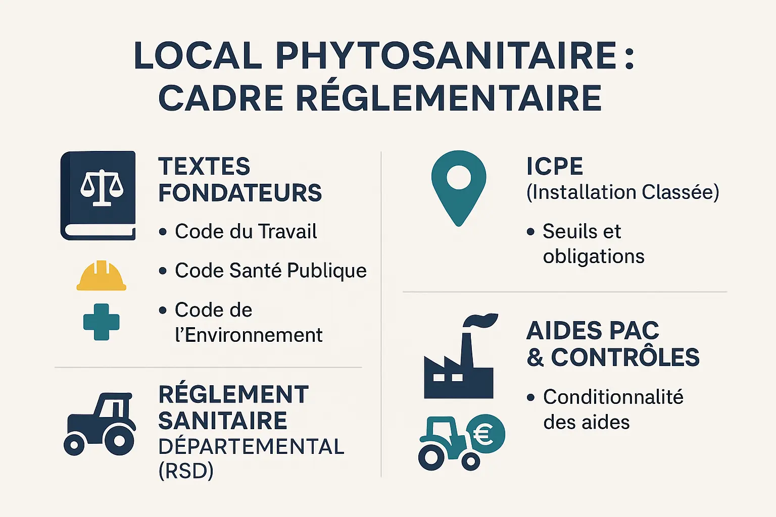 Schéma réglementaire local phytosanitaire